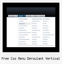 Free Css Menu Deroulant Vertical Sample Javascript Code Cascade Menu
