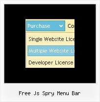 Free Js Spry Menu Bar Code Javascript Vertical Menu Bar