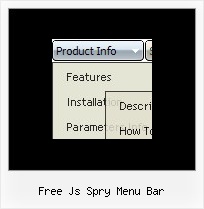 Free Js Spry Menu Bar Javascript And Vertical Menu