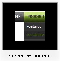 Free Menu Vertical Dhtml Javascript Vertical Navigation