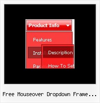 Free Mouseover Dropdown Frame Template Javascript Drop Down Menu On Mouse Over