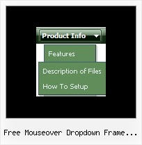 Free Mouseover Dropdown Frame Template Xp Dynamic Navigation Menu