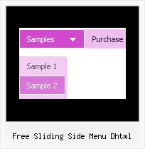 Free Sliding Side Menu Dhtml Javascript Right Click Popup
