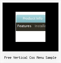 Free Vertical Css Menu Sample Fireworks Menu