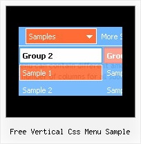 Free Vertical Css Menu Sample How To Create Drop Down Menues