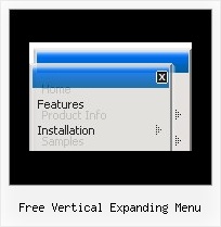 Free Vertical Expanding Menu Javascript Bar Examples