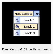Free Vertical Slide Menu Jquery Navigation Web