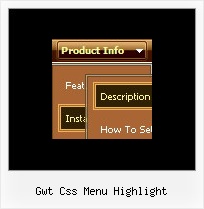 Gwt Css Menu Highlight Bar Website Navigation