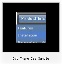 Gwt Theme Css Sample Menu Html Down