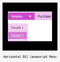 Horizontal Rtl Javascript Menu Dhtml Drag Drop Navigation