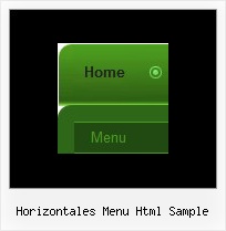 Horizontales Menu Html Sample Java Menu
