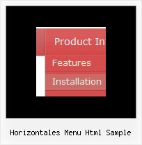 Horizontales Menu Html Sample Sliding Drop Down Dhtml Menu