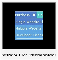 Horizontall Css Menuprofessional Website Navigation Menus