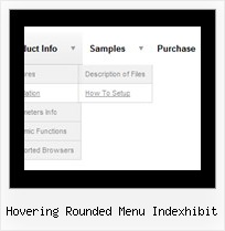 Hovering Rounded Menu Indexhibit Dhtml Menu Pulldown Flyout