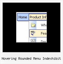 Hovering Rounded Menu Indexhibit Javascript Horizontal Tree