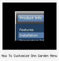 How To Customize Dnn Garden Menu Popup Dhtml Menu