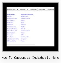 How To Customize Indexhibit Menu Menu Javascript Style Windows