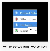 How To Divide Html Footer Menu Script Menu Bar