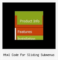 Html Code For Sliding Submenus Side Menu Script