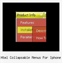 Html Collapsable Menus For Iphone Nested Frames