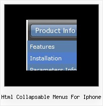 Html Collapsable Menus For Iphone Web Drop Down Menu