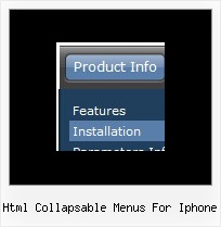 Html Collapsable Menus For Iphone Code Menu Javascript
