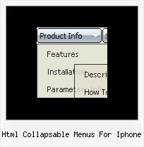 Html Collapsable Menus For Iphone Html Menu Generator