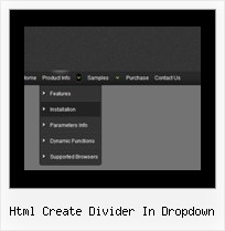 Html Create Divider In Dropdown Crear Menu Desplegable