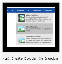 Html Create Divider In Dropdown Menu Shadow Web