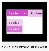 Html Create Divider In Dropdown Menu Development