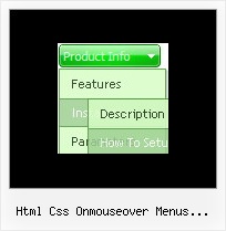 Html Css Onmouseover Menus Desplegables Sencillo Web Dhtml Menu Tutorial