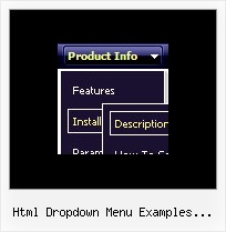 Html Dropdown Menu Examples Divider Vertical Navigation Script