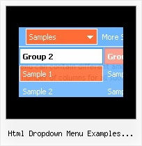 Html Dropdown Menu Examples Divider Animated Menu Using Javascript