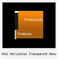 Html Horizontal Transparent Menu Mouseover Menu Dhtml