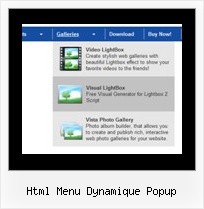 Html Menu Dynamique Popup Web Menus Creating