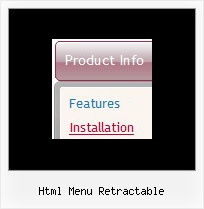 Html Menu Retractable Code Drop Down Menu