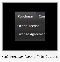 Html Menubar Parent This Options Javascript Menu Crossframe