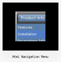 Html Navigation Menu Loading Bar Dhtml