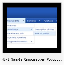 Html Sample Onmouseover Popup Windows Example Menu For Frame Version