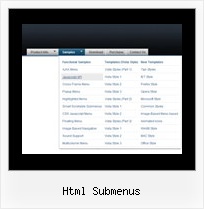 Html Submenus Menu Object