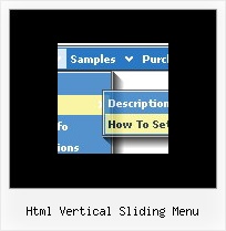 Html Vertical Sliding Menu Dhtml Website Navigation Menu