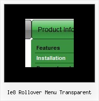 Ie8 Rollover Menu Transparent Java Onmouseover Example