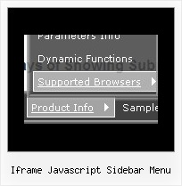 Iframe Javascript Sidebar Menu Collapse Navigation Tree Menu Javascript