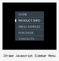 Iframe Javascript Sidebar Menu Xp Style Web Design
