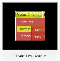 Iframe Menu Sample Navigation Tutorial In Java