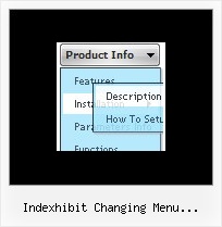 Indexhibit Changing Menu Orientation Dhtml Navigation Bar Generator