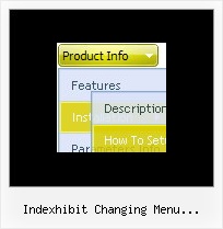 Indexhibit Changing Menu Orientation Static List Menus