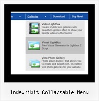 Indexhibit Collapsable Menu Navigation Bar For Websites