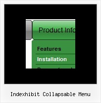 Indexhibit Collapsable Menu Dynamique Html