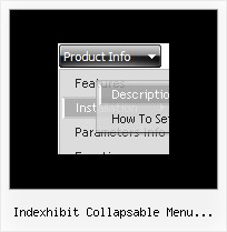 Indexhibit Collapsable Menu Problems Menu Cascading